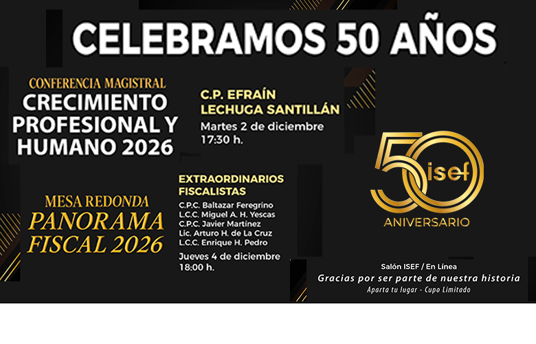<span style="font-size:13.0pt;"><b>Celebramos 50 años de trayectoria con eventos especiales</b></span>