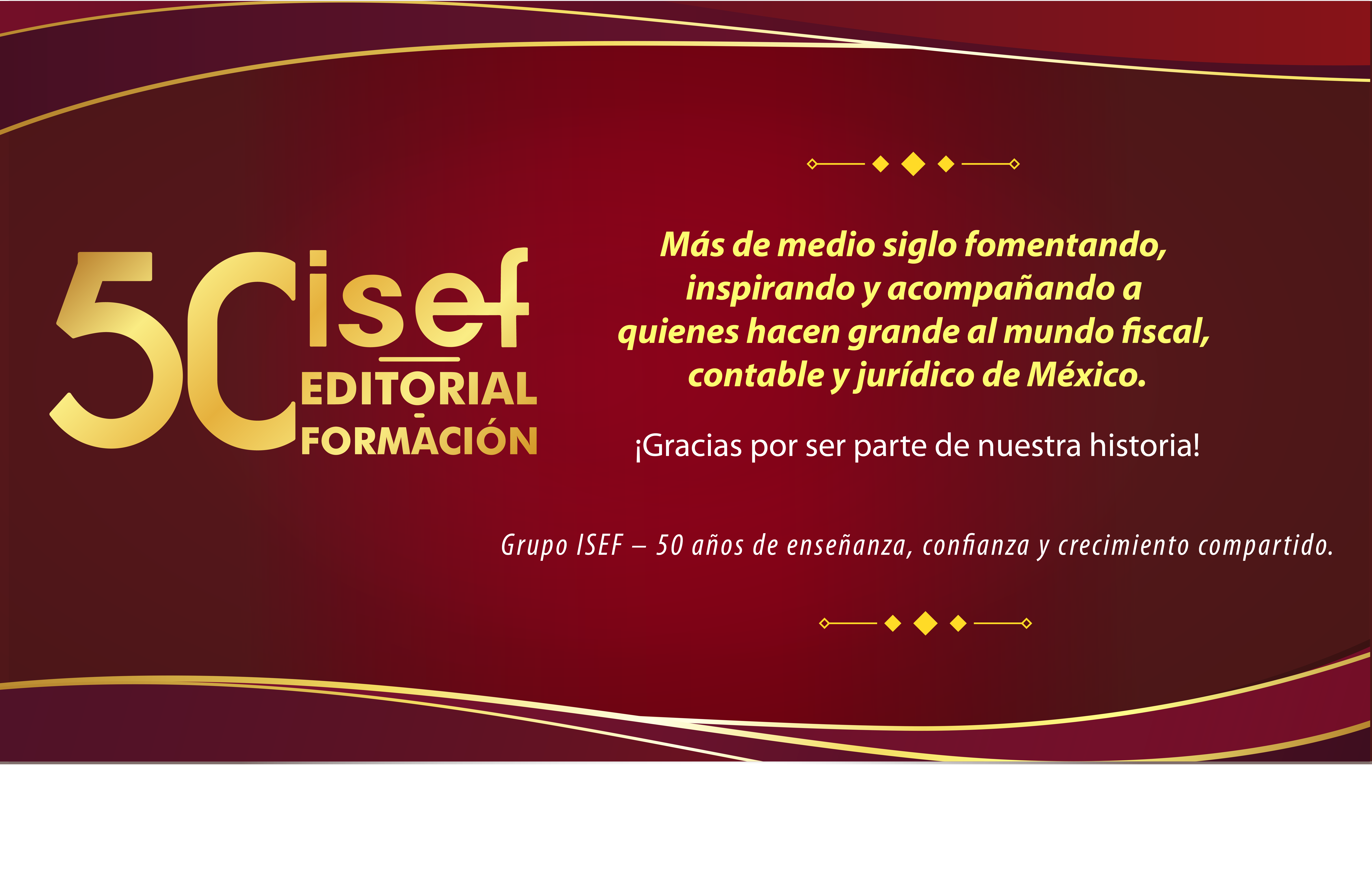 <span style="font-size:13.0pt;"><b>Celebramos medio siglo de compromiso con la capacitación de alto nivel</b></span>