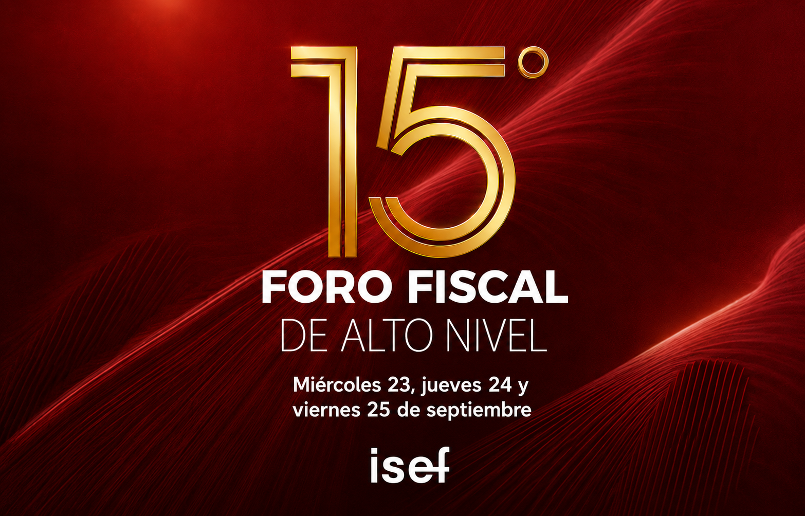 <span style="font-size:13.0pt;"><b>15° Foro fiscal de alto nivel</b></span>